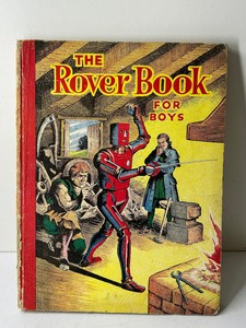The Rover Book For Boys (D.C Thomson & Co. Ltd, Hardback , 1950's)