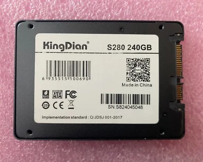KingDian S280 240GB SATA III 2.5" Laptop Solid State Drive - Image 1 of 2