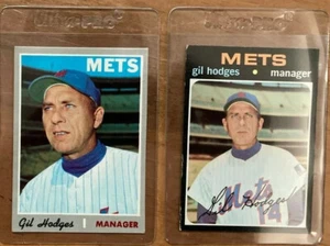 Gil Hodges Topps Cards 1970, 1971 - 2021 **Hall Of Fame** - Picture 1 of 1