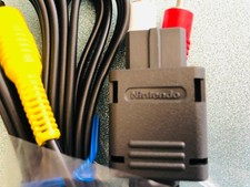 SUPER NINTENDO NES CAVO AV RCA ORIGINALE UFFICIALE
