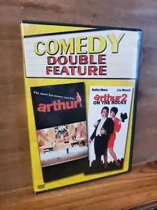 Arthur / Arthur 2: on the Rocks (DVD, 1988) VG - Imagen 1 de 4