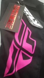 NEW Fly Racing 2021 Women's F-16 Pants MX Offroad Black/Pink SZ 03/04 SHIPS FREE - Picture 1 of 4