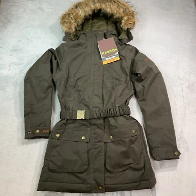 Kanyon Women’s Parka Coat S XS 8 Insulated Jacket Waterproof Weatherproof Green - Image 1 of 4