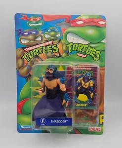 Vtg Teenage Mutant Ninja Hero Turtles TMNT Tortues Shredder MOC Ideal Playmates - Picture 1 of 8