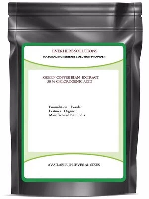 Green Coffee Bean Extract Powder  (  50% Chlorogenic Acid  )  Natural Organic    - Image 1 of 2