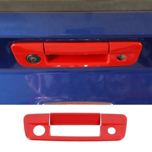 Car Tailgate Handle Decor Cover Trim For Dodge RAM 1500 2010-2017 Red Accessorie - Picture 1 of 7