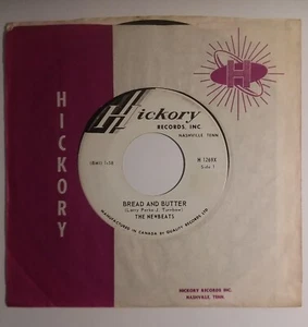 NEWBEATS 45 BREAD AND BUTTER B/W TOUGH LITTLE BUGGY EX HICKORY 1269X CANADIAN - Picture 1 of 2