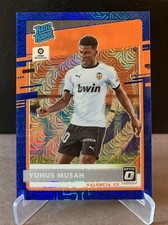 Yunus Musah 2020-21 Panini Chronicles Blue Mojo Optic Rookie /16 USMNT & Milan