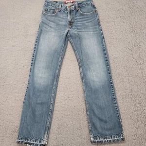 Levi’s 514 Straight Leg Jeans Boys Men’s Size 18 29x29 Loose Medium Wash - Picture 1 of 12