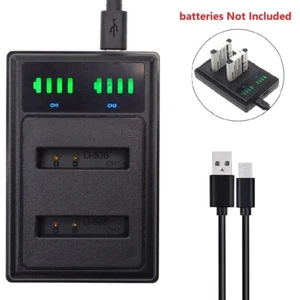 LED SLIM Battery Charger for D-Li92 Pentax Optio I-10 I10 RZ10 WG-1 WG-1 GPS X70 - Picture 1 of 9