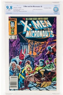 🔥 X-Men and the Micronauts #3 CBCS 9.8 Canadian Price Variant Marvel, 1984 cgc - Image 1 of 4