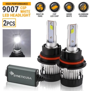 Syneticusa 9007 HB5 Alto Bajo Doble Haz 6000K Blanco Z8 CSP LED Faros Bombillas x2 - Imagen 1 de 11
