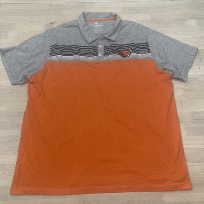 Oregon State Beavers Polo Golf Shirt Mens 3XL Gray Short Sleeve - Image 1 of 4