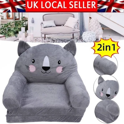 Sofa Bed Convertible Chair to Toddler Bed Toddler Chair Folding Lounger for Kids - Image 1 of 4