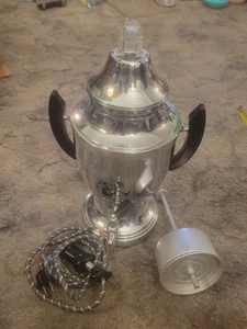 Caffettiera vintage Farberware cromata percolatrice n. 40 Ottime Condizioni - Foto 1 di 6