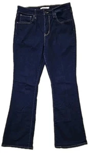 Levi's Women's 725 High-Rise Bootcut Stretch Jeans in Dark Blue. Size 30. - Picture 1 of 10