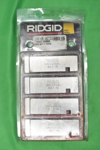 4-Pack RIDGID 1/4" # 48215 1/4"-20 UNC High Speed UNV Bolt Dies NOB/NOS - Picture 1 of 13