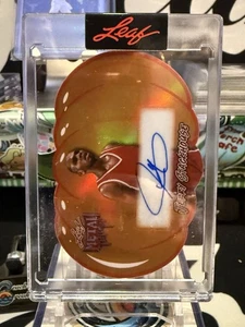 JERRY STACKHOUSE 2025 LEAF METAL HALLOWEEN PUMPKIN DIECUT AUTOGRAPH #D/5 JW - Picture 1 of 2