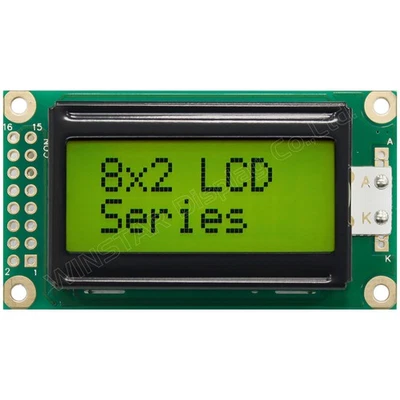 Winstar 8x2 LCD Display Reflective - Image 1 of 4