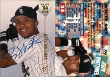 Jerry Whittaker Signed 1994 Stadium Club Draft Picks #24 Card Chicago White Sox