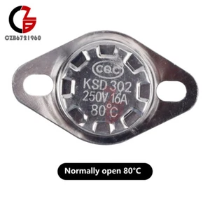 Ceramics Thermostat KSD302 16A 250V NC/NO Temperature control Switch 50°/80/100° - Picture 1 of 28
