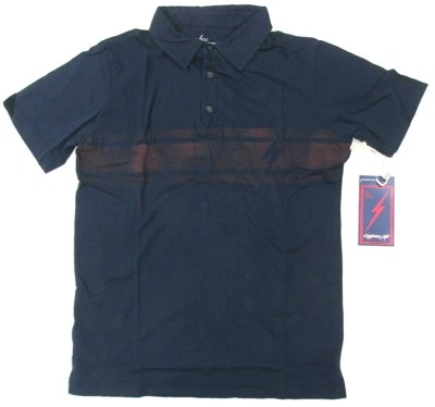 Polo Lightning Bolt Shadow Bolt negro iris Lightning Bolt 100 % algodón Surf Bolt  Foto 1 de 4