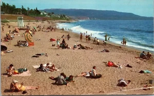 Postcard 1960's Redondo Beach California Sun bathers Chrome # D9 - Picture 1 of 2