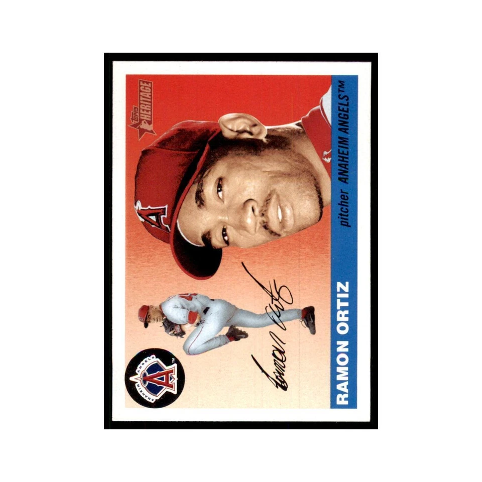 2004 Topps Heritage Ramon Ortiz Angels #270 - Image 1 of 3