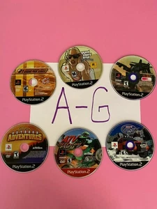 PS2 Sony Playstation 2 (A-G) ELIGE Y ELIGE *Solo discos* B3G1 Compra 3 Obtén 1 Gratis - Imagen 1 de 221