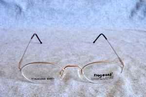 fregossi continental ben-glo eyeglass frames 243 gold 45-20-135 - Picture 1 of 4