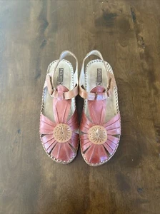 PIKOLINOS Women's Sandia Closed-Toe Leather Sandal 40 EU/9.5-10 US in Brandy - Picture 1 of 10