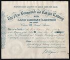 1857 The New Brunswick and Canada Railway and Land Company (Limited)