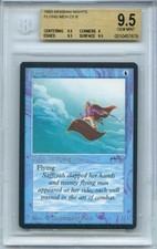 Flying Men Graded Beckett BGS 9.5 Arabian Nights MtG Magic Card Cards