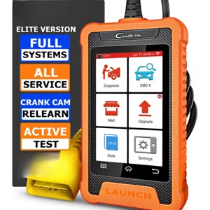 Elite Full System OBD2 Diagnostic Tool Car Auto Scanner ECU Coding Active Test - Picture 1 of 28