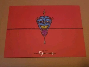 Mini impresión artística de folleto rojo pájaro Marq Spusta Tweet - Imagen 1 de 4