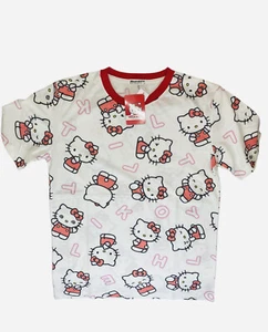 Sanrio Hello Kitty Letter Overload T-Shirt Size "L Women's". Import From Japan. - Picture 1 of 6