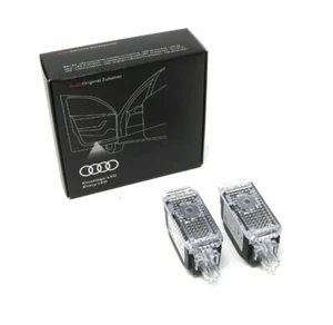 AUDI DOOR ENTRY LED PUDDLE LIGHT RINGS BEAMS 4G0052133G OEM (2 LED) - Picture 1 of 6