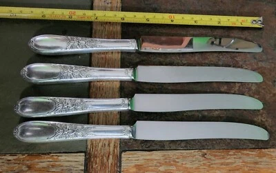 ЛОТ ИЗ 7 c1934 БОРДОВЫЙ/ШАМПАНСКОЕ🍷🥂 PTRN СОВРЕМЕННЫЙ ПОЛЫЙ УЖИН 🍽 НОЖИ  - Изображение 1 из 4