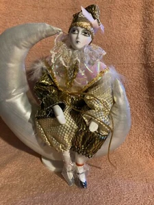 Musical Clown in The Moon Figure - box - Picture 1 of 3