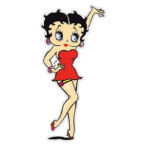 Betty Boop Sticker Red Pose Quality Vinyl sticker decal for cars bumper windows - Picture 1 of 1