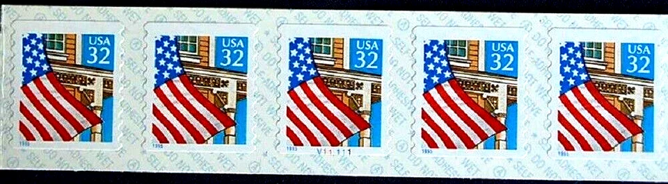 USA PNC SC# 2915 FLAG $0.32 SELF ADHESIVE SPACE  MNH - PL# V11111  - Image 1 of 1