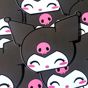 KUROMI ANIME PEEKER STICKER SANRIO CAR STICKER - Picture 1 of 1