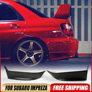 Fits Subaru Impreza WRX 2003-2005 Rear Bumper Splitters Flaps Aprons Unpainted  - Picture 1 of 13