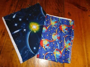 WORLD WIDE WEB AND SPACE 2000 FABRICS - Picture 1 of 1