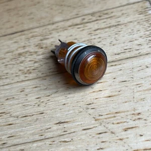 Oldtimer Bosch Kontrollleuchte IHC Orange 1960er Jahre Käfer Schlepper 22mm - Bild 1 von 7