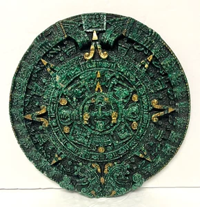 Azteken Sonne Stein Kalender Maya Mexiko Plakette Kunst 6 3/4" - Bild 1 von 2