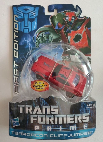 Transformers Prime First Edition Terrorcon Cliffjumper Deluxe Class New Sealed Cover