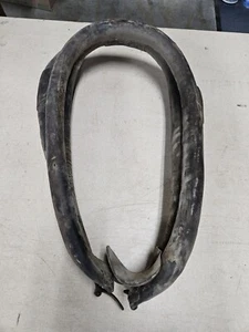 Vintage Leather Horse Collar Yoke Harness Old Farm Decor 24" Mirror Project - Picture 1 of 6