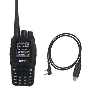 Walkie Talkie Transceptor de Radio Dos Vías Banda Cuádruple QYT KT8R con Cable de Programación - Imagen 1 de 10