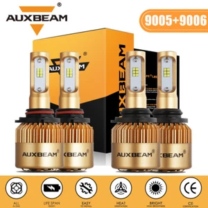 AUXBEAM S3 9005+9006 Combo LED Headlight Bulbs High Low Beam 6500K Super White - Bild 1 von 12